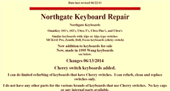 Desktop Screenshot of northgate-keyboard-repair.com